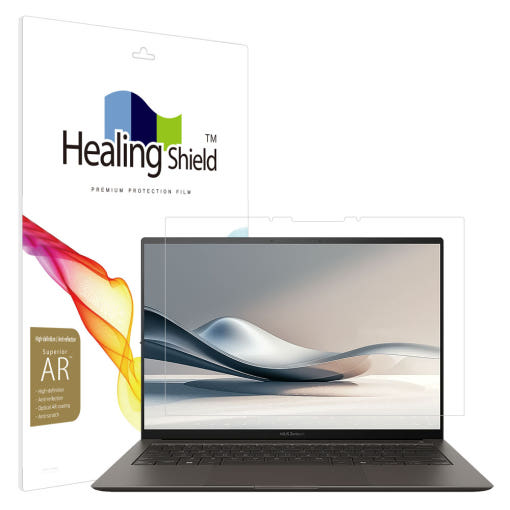 젠북 S 14 UX5406SA AR 고화질 액정보호필름 부착 후 이미지