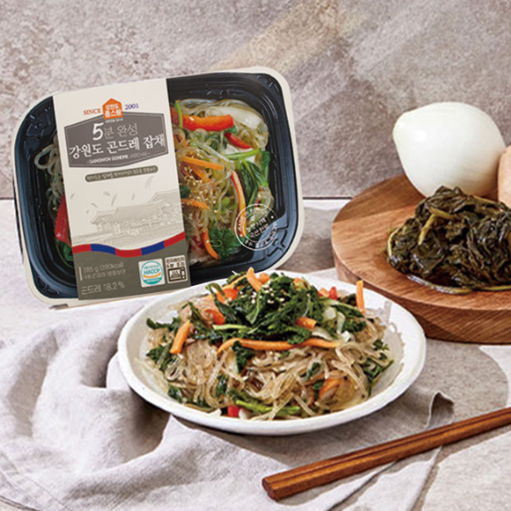 강원도 곤드레잡채 5분완성 간편조리 맛있는반찬 자취 1인가구 - 상품 이미지