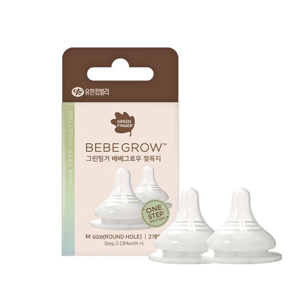 그린핑거 베베그로우 젖꼭지 M Size 2P