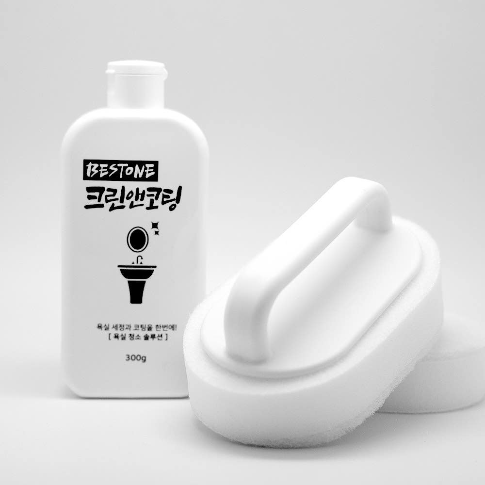 베스트원 크린앤코팅 물때 찌든때 제거제 청소 세제 ​화장실 욕실 거울 유리 세면대 변기
