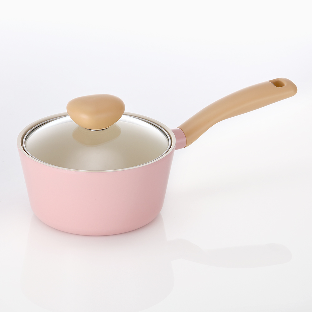 네오플램 에콜론코팅 세라믹 냄비 레트로 편수냄비 18cm - 상품 이미지