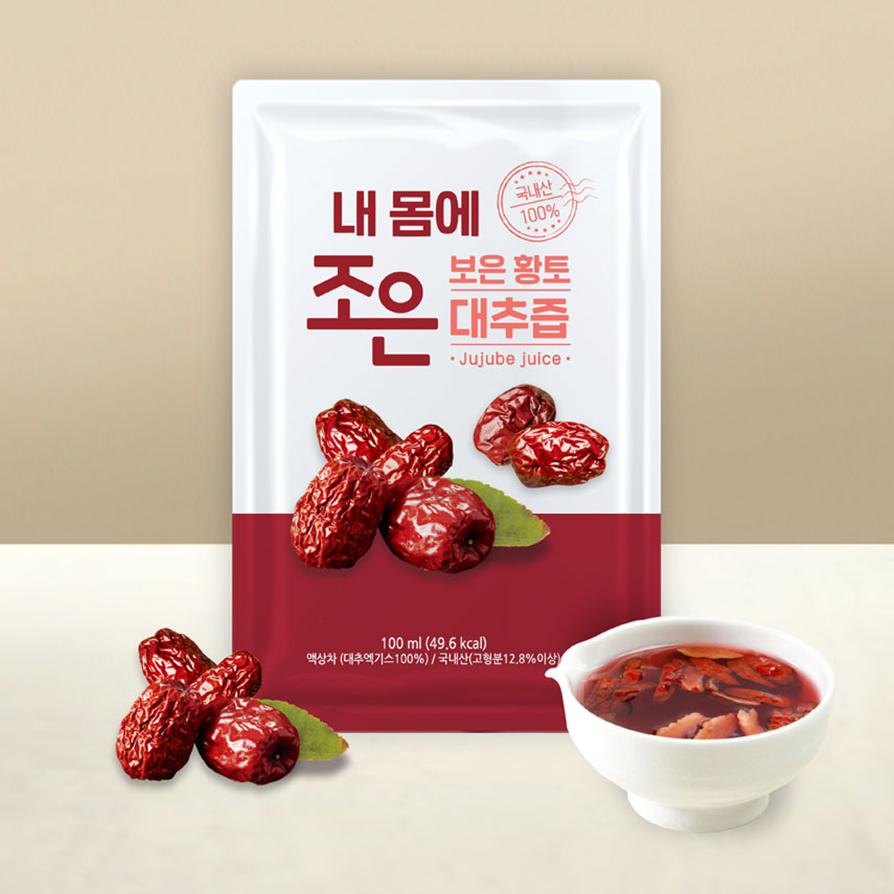 (내몸에 조은)국내산 보은 황토대추즙 100ml 30포 대추차 - 상세 이미지 3