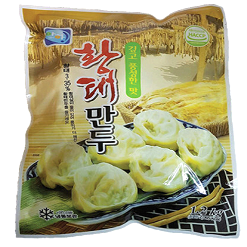 [128] 아하 황태만두 1.2kg x 15개 : 야참푸드