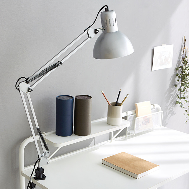 PROP 워크/클램프 램프 E26 KS1893W/2 레드 + E26 LED 스마트전구 9W 컬러 세트 - 상세 이미지 3