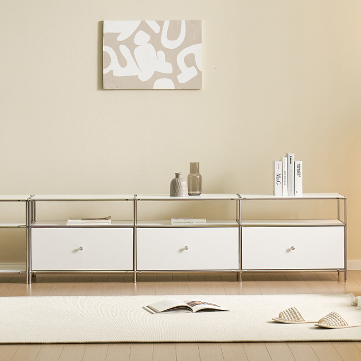 헤이몰리 헤이즈 미드센츄리 모듈 2단 1980 선반장 거실장