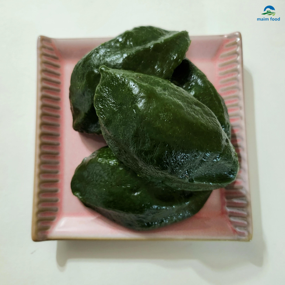 [영광 모싯잎 송편 1.3kg] 쫀득쫀득 전통 손맛 / 달지 않아 더 맛있는 건강 간식 이미지 6