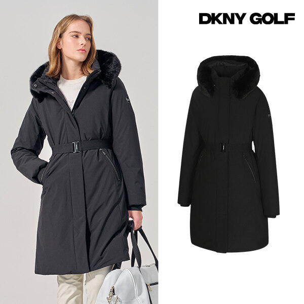 [24년 최신상] DKNY 여성 인퀼팅 다운 코트 - 상세 이미지 3