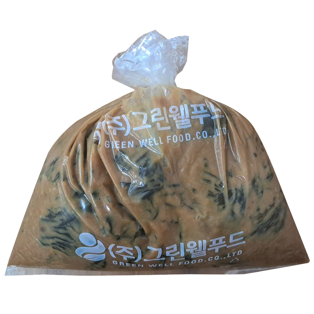 웰찬 그린웰푸드 된장깻잎 4kg : 참참참식자재