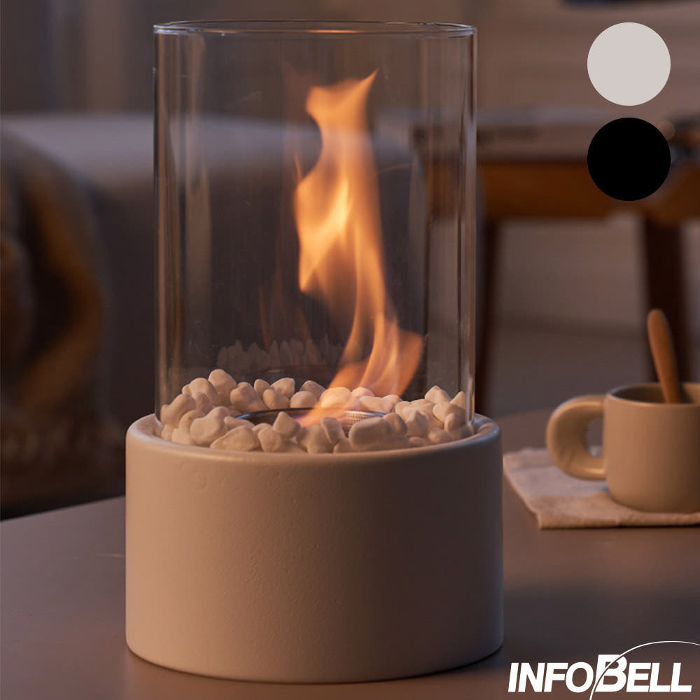 홈즈 미니 불무드 에탄올 램프 캠핑 난로 화로대 불멍 유리