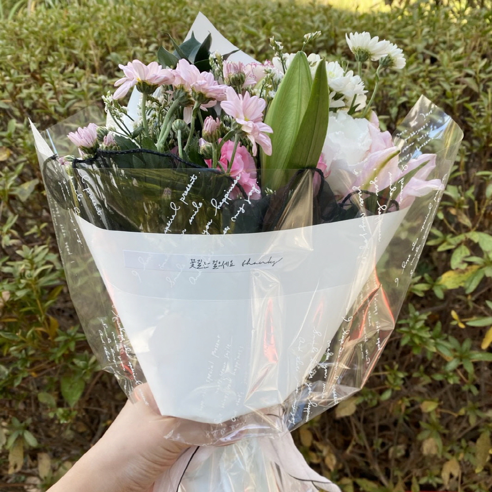 졸업 생일 꽃다발 블랙레이스꽃다발 꽃배달 싼곳 생화택배 - 상세 이미지 2