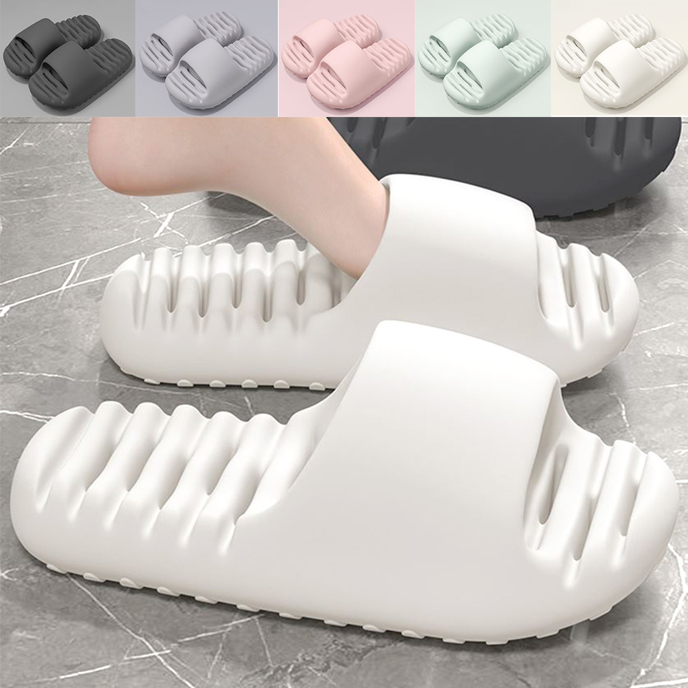 일체형 무소음 욕실화 폭신한 화장실 거실 미끄럼방지 슬리퍼