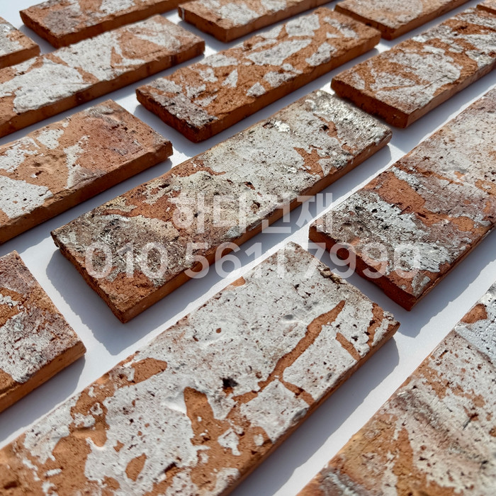 점토 유럽풍 올드브릭 레드포인트 242x78x13T / 하다건재 고벽돌타일