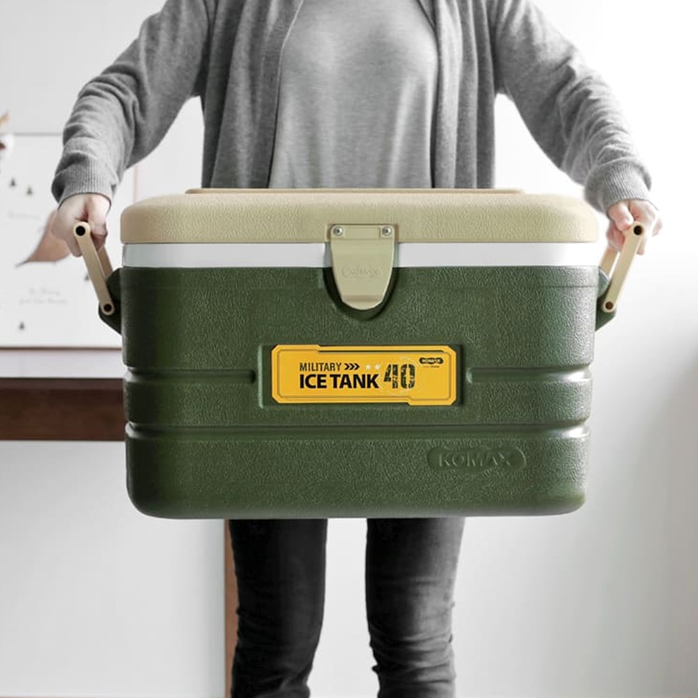 대용량아이스박스 빈티지 맥주아이스박스 레트로쿨러 40L - 상품 이미지