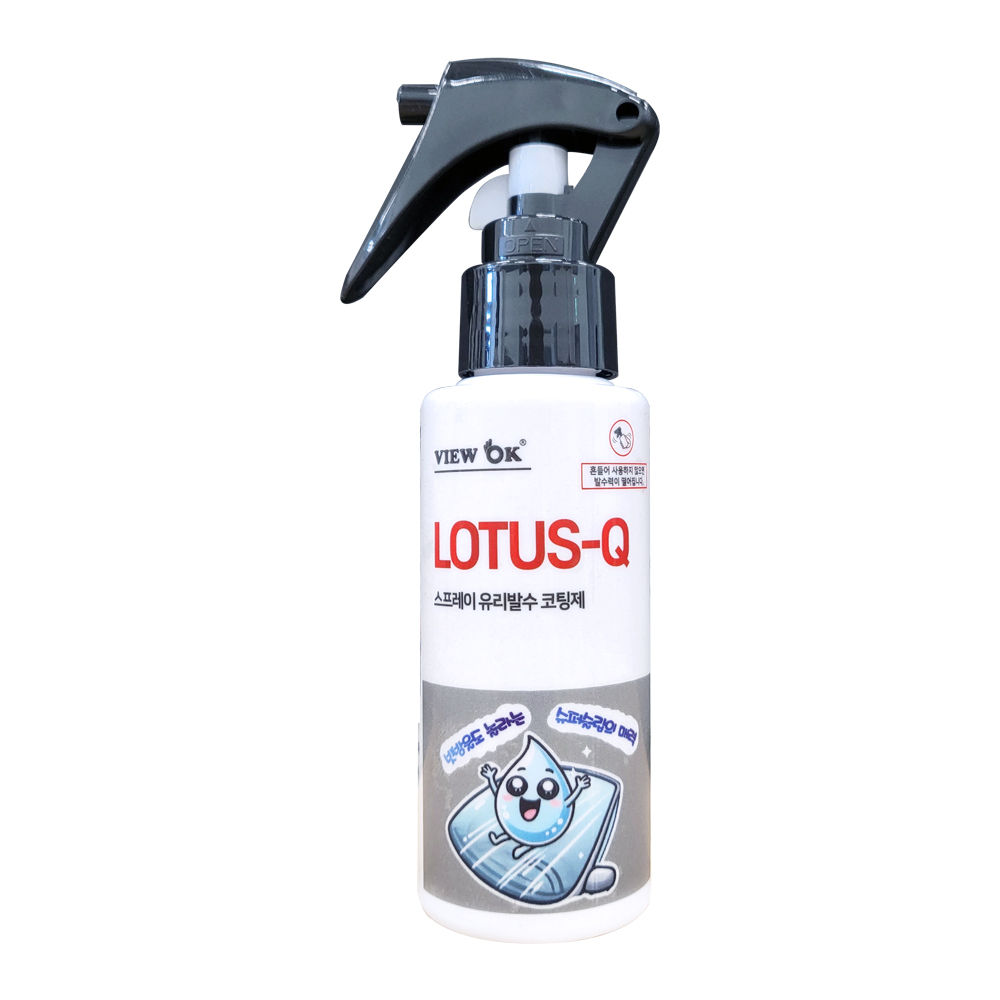 뷰오케이 스프레이 유리발수 코팅제 로터스큐 90ml - 상품 이미지