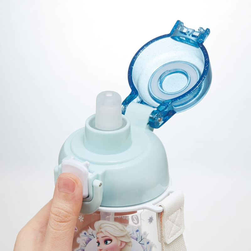 [발주상품 2~4 영업일 후 발송예정] 스케이터 겨울왕국 캐릭터 원푸쉬 스트로 보틀 600ml PSHPO6 - 주방·식기 - 하카타몰