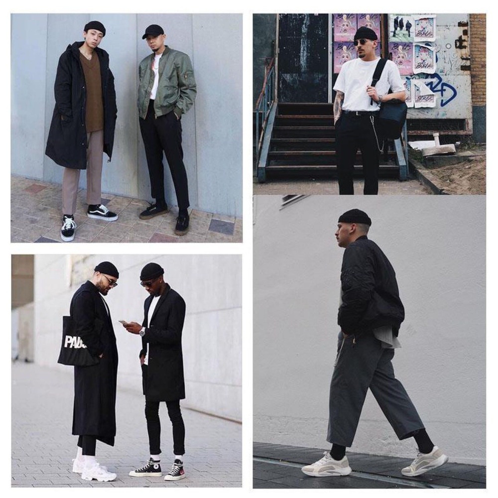 골지 비니 빅사이즈 대두 겨울 롱 숏비니 남자 여자 모자 7Color - 상세 이미지 2