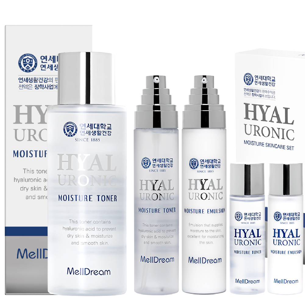 멜드림 하이알루로닉 모이스처 주름 수분 스킨 토너 160ml+160ml, 1개 - 상품 이미지
