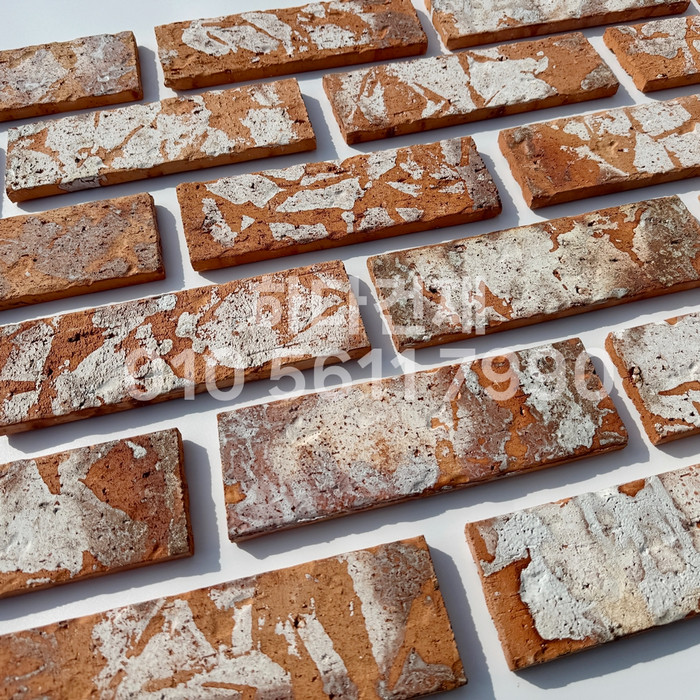 점토 유럽풍 올드브릭 레드포인트 242x78x13T / 하다건재 고벽돌타일