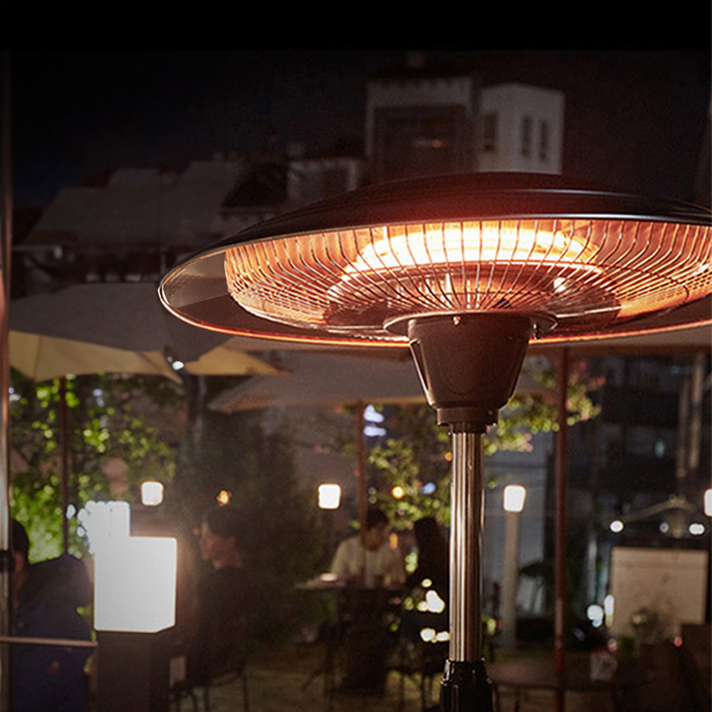 시원 파티오히터 삿갓난로 실외용난로 전기 난방기