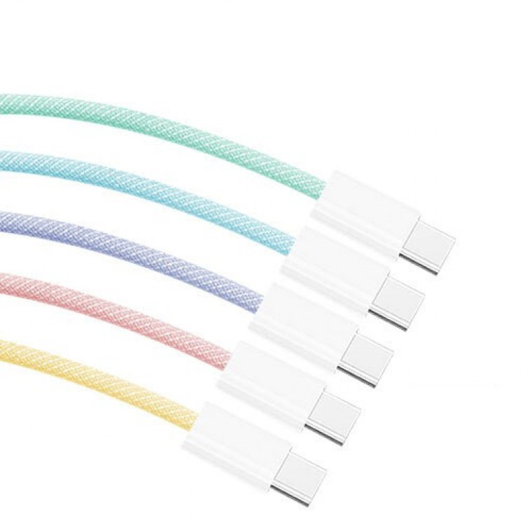 1+1 CtoC 60W C타입 케이블 1M USB-C 파스텔 컬러 고속충전 아이폰16 이미지 8
