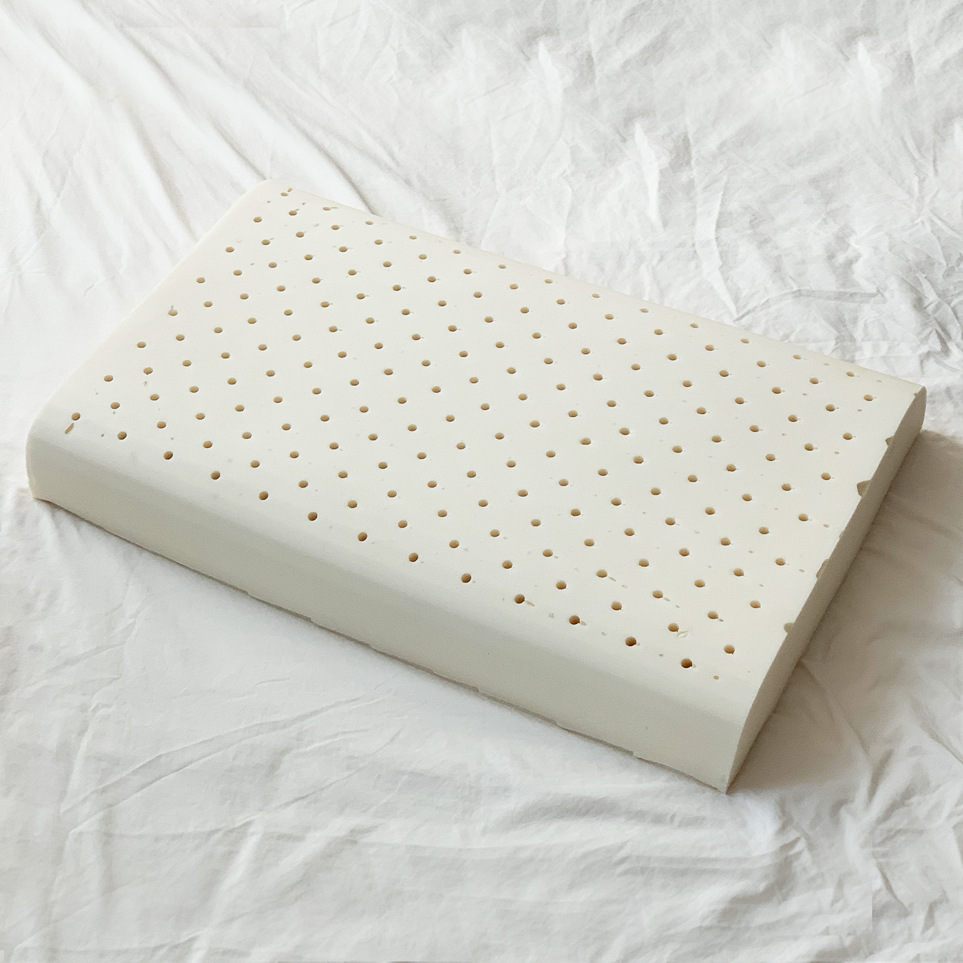 아카시아홈 국내제작 낮은베개 일자목 기능성 천연 라텍스베개 높이7cm