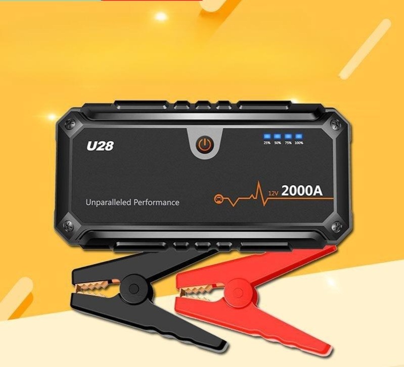 고성능 12V 자동차 비상전원 공급장치 점프스타터 2000A 16000mAh - 메인 이미지