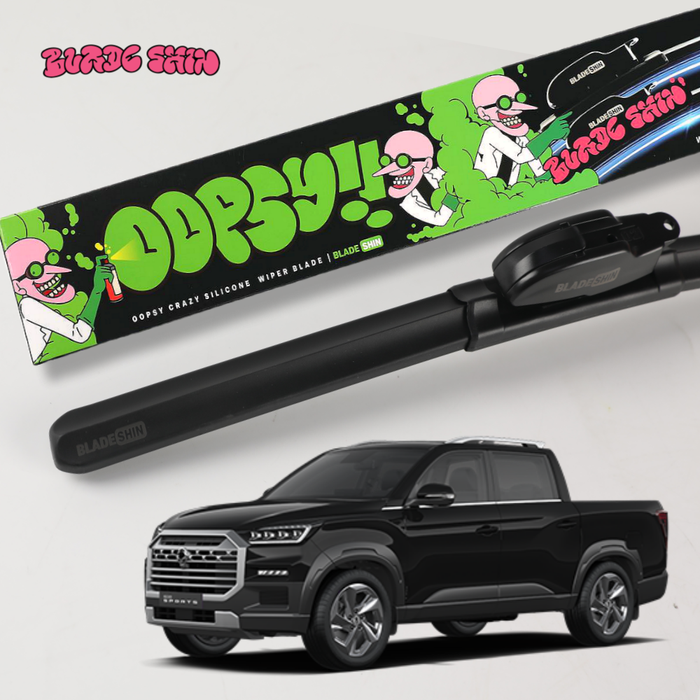 렉스턴 스포츠 칸 발수코팅 실리콘 와이퍼 웁시 날교체형 운전석26/4 제품 이미지