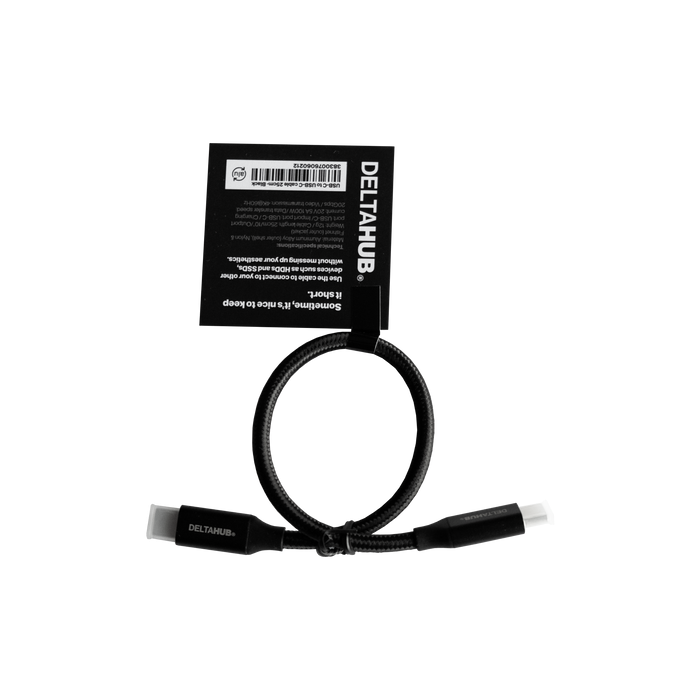 델타허브 Short USB-C Cable - 상품 이미지