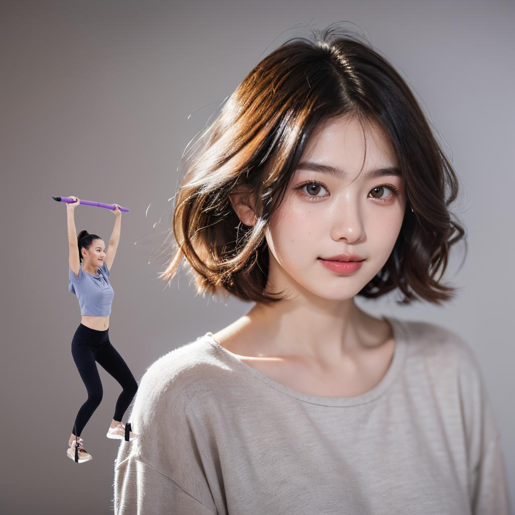 여행용 스트레칭 바디 케어 스틱 휴대용 홈트용 요가바 : 인도따라