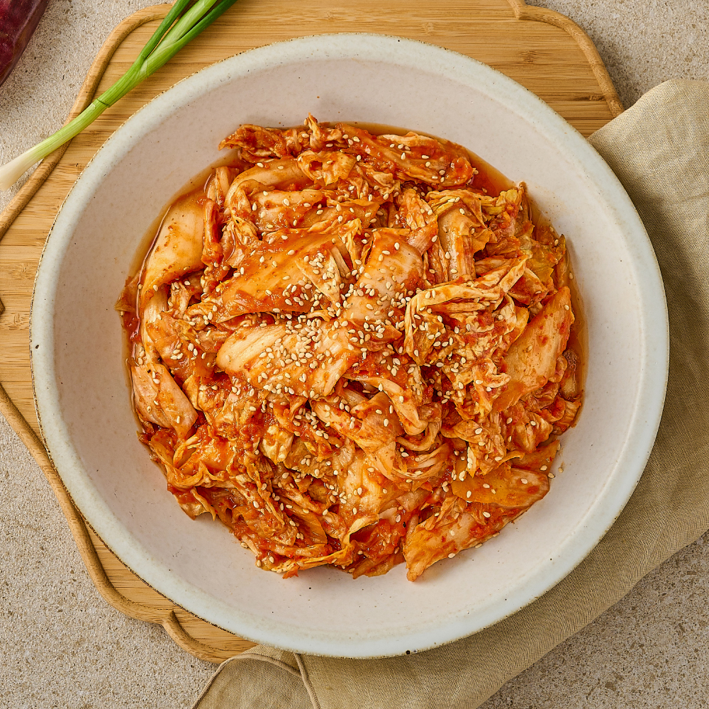 국산 칼국수 마늘 매운 전라도 알배기 겉절이 김치 1kg 2kg 3kg - 상세 이미지 4