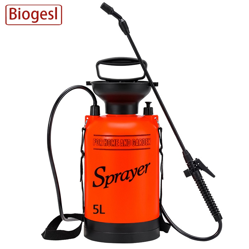 Biogesl 5L 펌프 압력 분무기 가압 잔디 및 정원 분무 급수 가정 청소용 - 메인 이미지