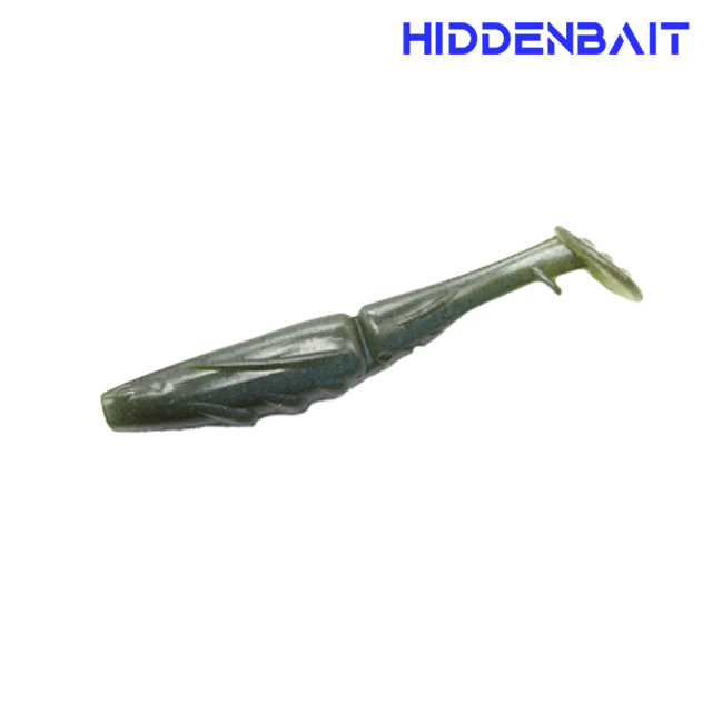 히든베이트 코레 쉐드웜 배스웜 배스미끼 루어웜 H007 PUMPKIN RED, 10cm(4인치) - 상세 이미지 4