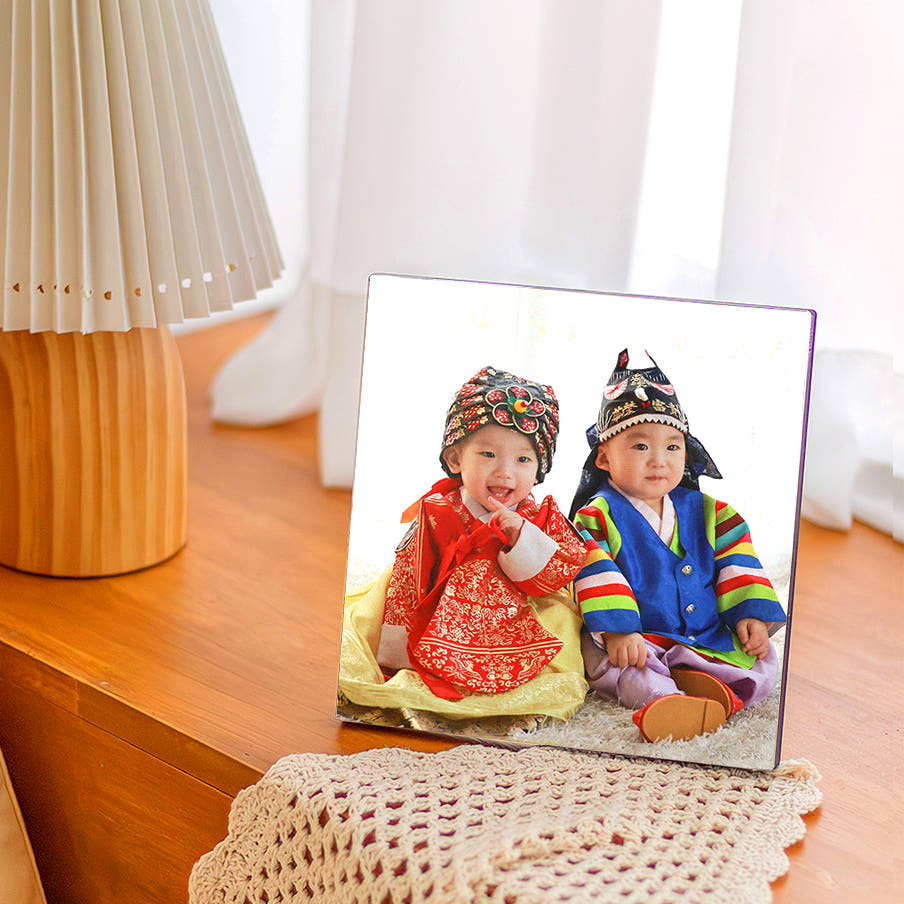 심프레임 핸드폰 사진인화 액자 9x9cm
