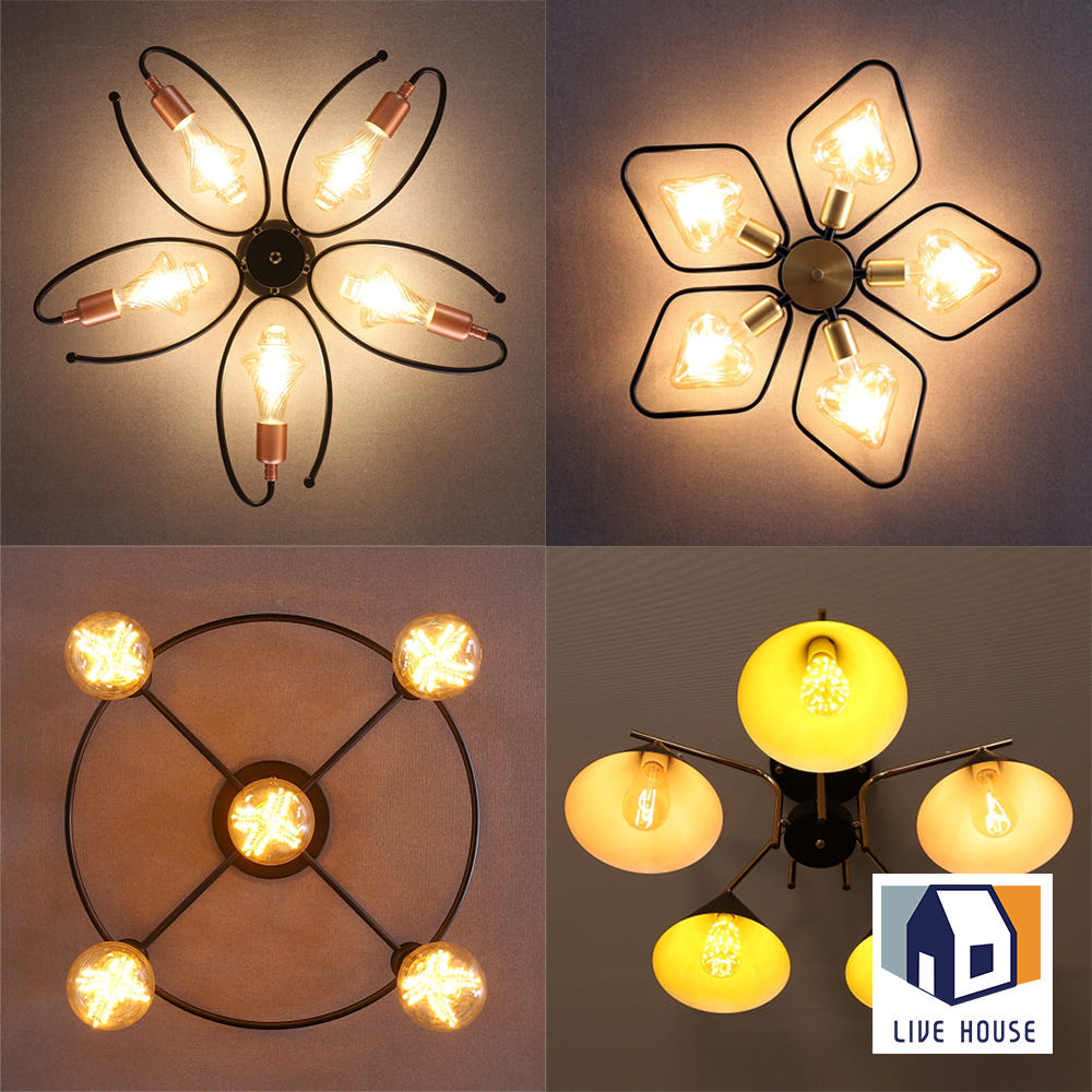 LED 북유럽 인테리어 거실 천장 조명 직부등 5등 별똥별 - 상세 이미지 2