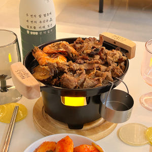 하울스홈 고기순삭 온오프 미니화로 바비큐그릴 1인화로대 A그릴팬세트 가정... 운동러 솔직 후기 | 실사용 리뷰 - 상품 이미지 3