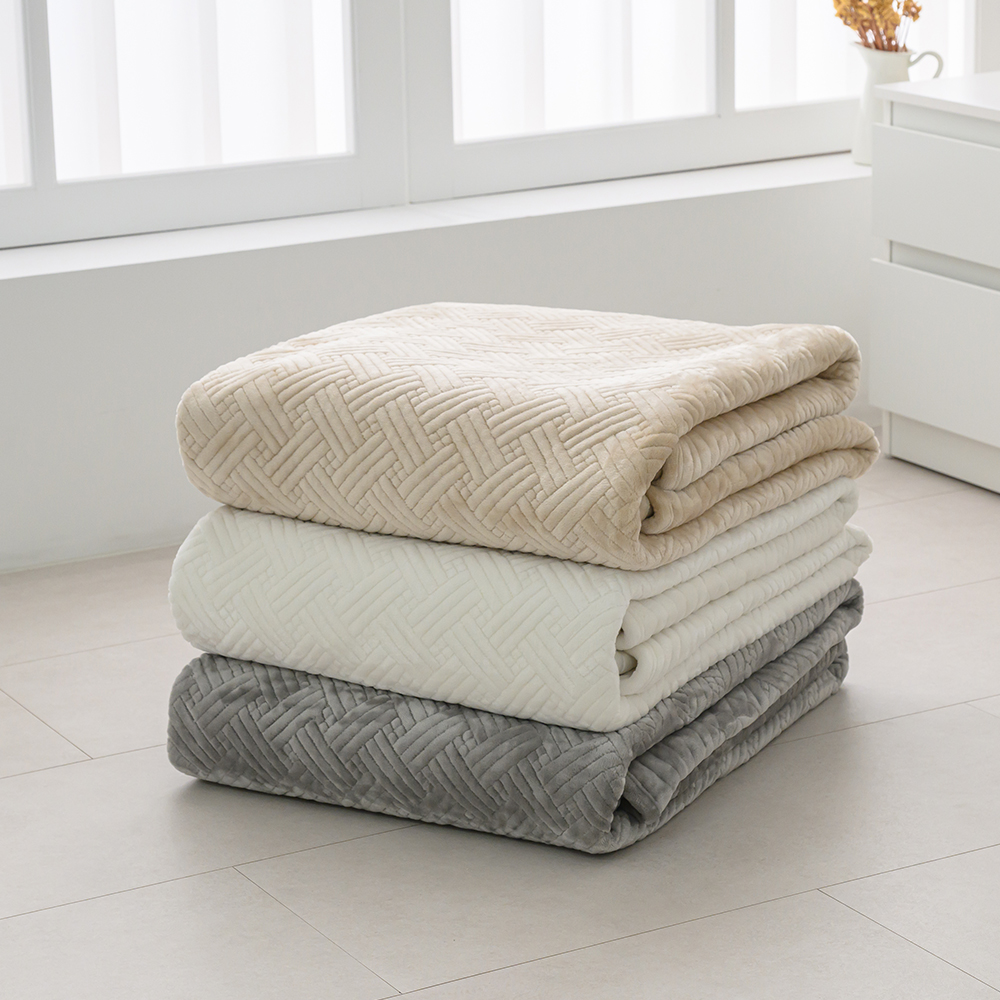 극세사 목화솜 논슬립 미끄럼방지 Q 침대패드 겸 거실러그