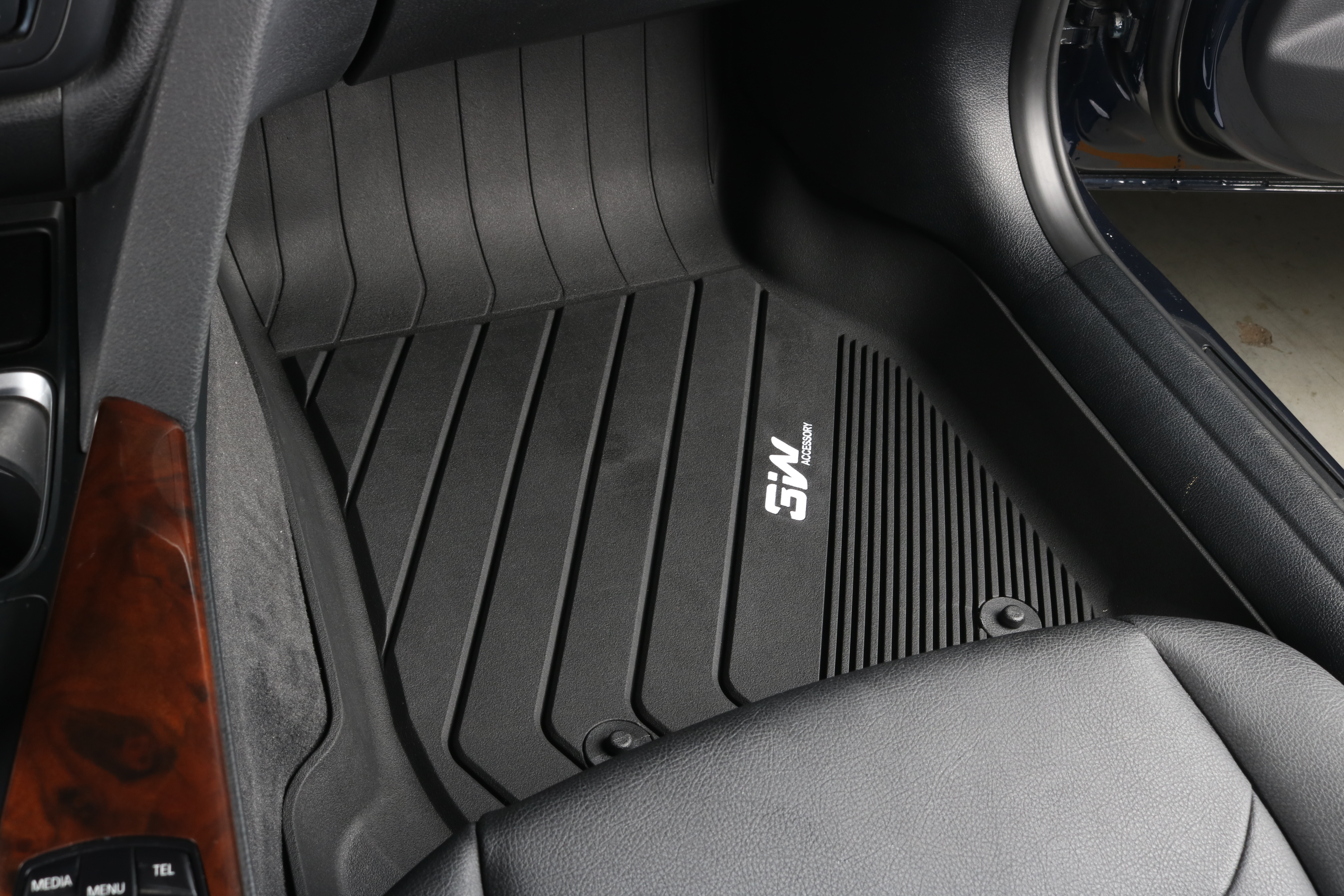 3W 에코라이너 TPE 카매트 3D 고무 바닥매트 BMW 3시리즈 F30, 운전석+조수석+뒷자석 - 상세 이미지 5