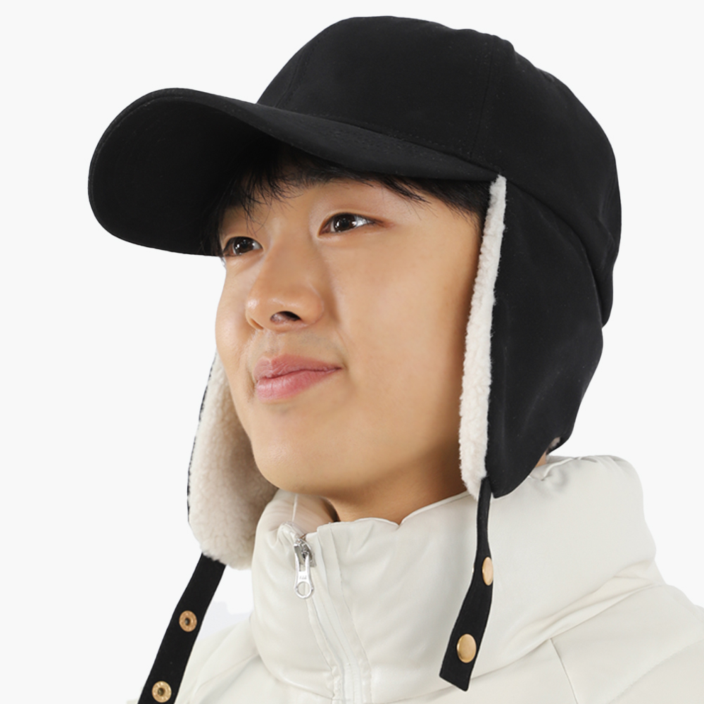 카르닉 코르소 방한모자 겨울 군밤 귀달이 털 등산