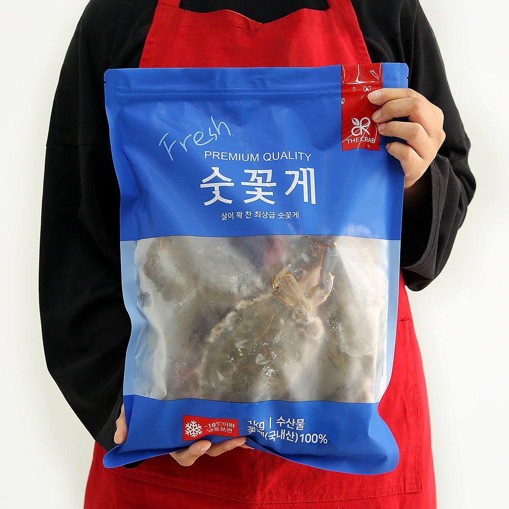 국내산 연평도 숫꽃게 3kg 제철 생물 급냉 냉동 꽃게 양념게장 시세 - 상세 이미지 2