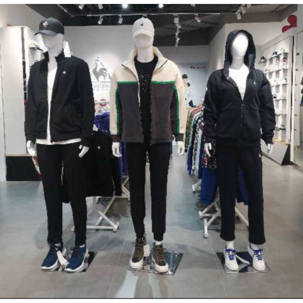 옷가게 마네킹 전신 근육 고급 분리형 운동복 업소용 머리+화이트모델 - 상세 이미지 3