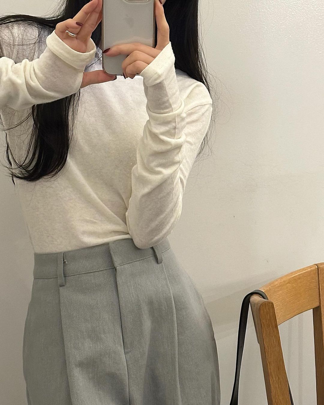 라데이 앙고라 워머 티셔츠 - 상세 이미지 2