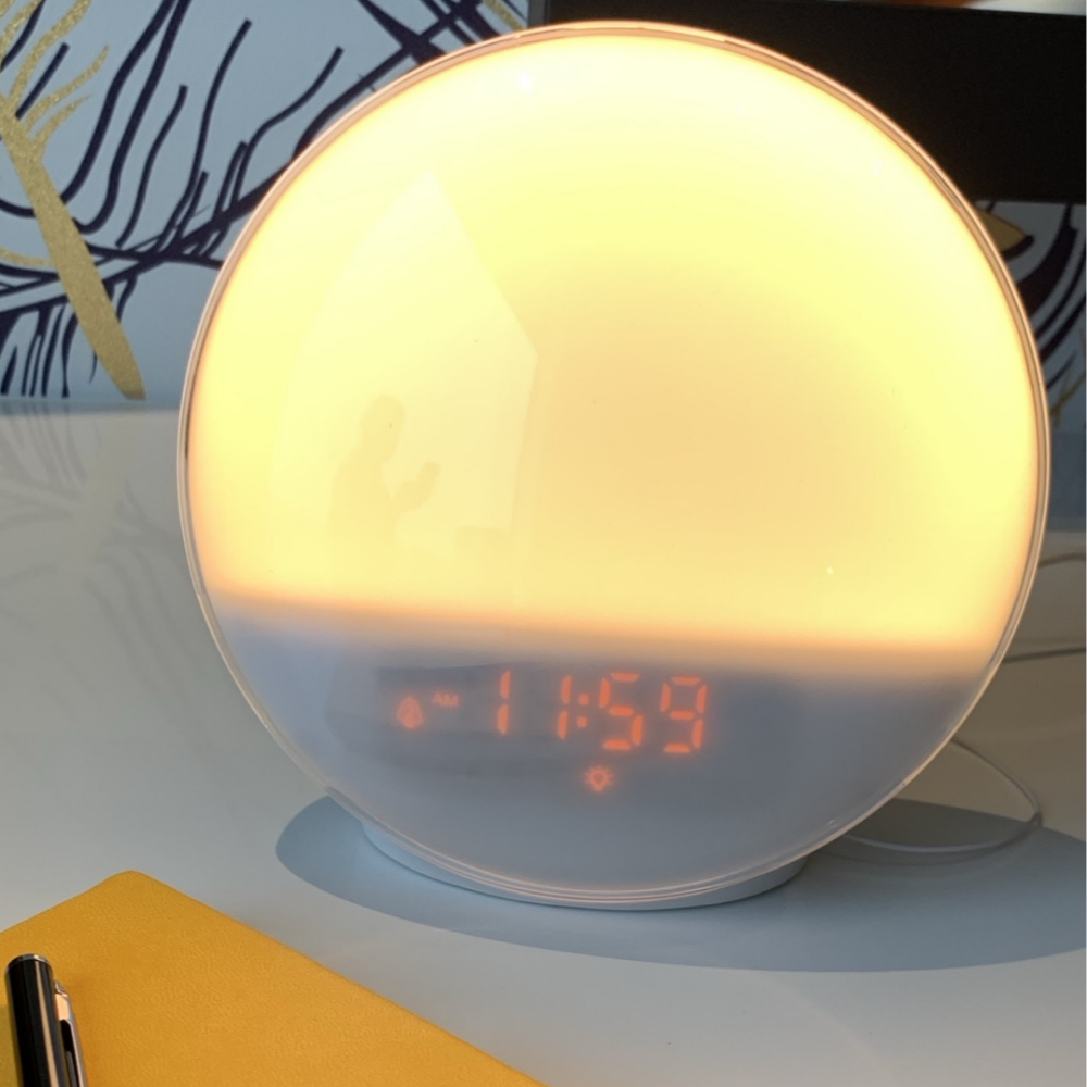 태양 알람 시계 햇빛 태양 빛 조명 미라클모닝 무드등 해뜨는시계 특이한 해오름 선라이즈 일출