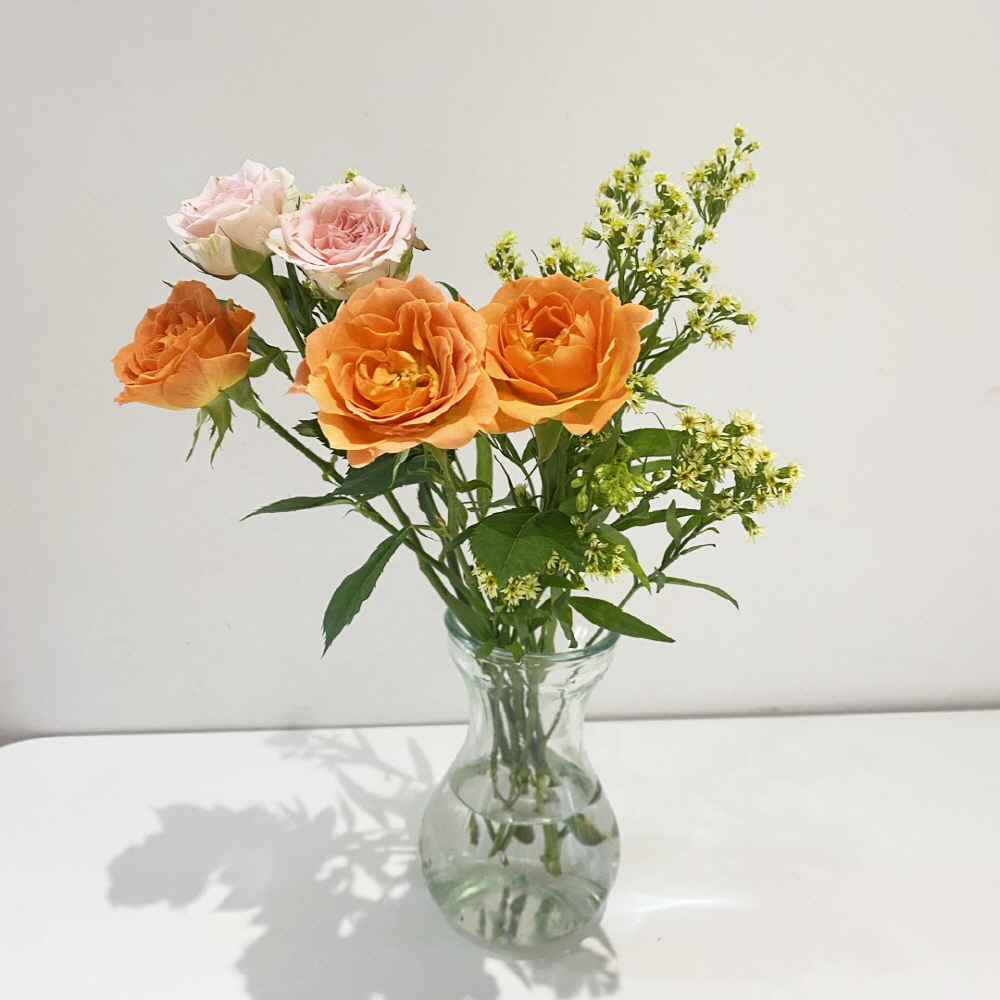 생화 꽃선물 미니꽃병세트 생화택배 꽃배달 싼곳 꽃배송