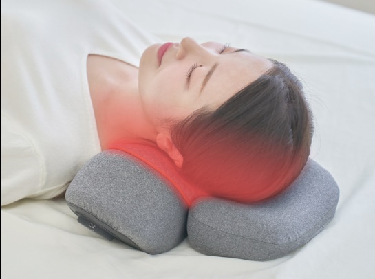 휴블리스 목 안마 베개 엑스 어깨 온열 에어리프팅 마사지기 안마기 경추 배개 공기압 찜질 - 상세 이미지 4