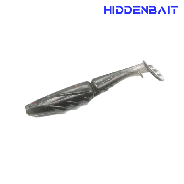 히든베이트 코레 쉐드웜 배스웜 배스미끼 루어웜 H006 GRAY RED BLACK, 10cm(4인치) - 상품 이미지