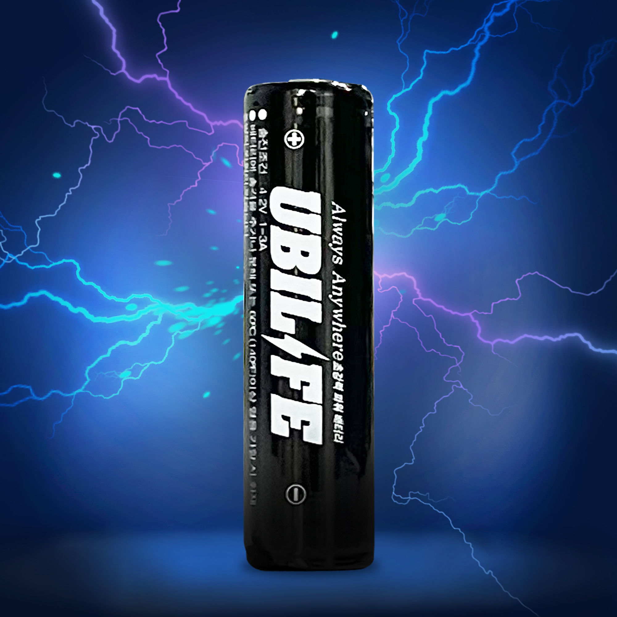 18650 배터리 태양광 충전용 건전지 충전 건전지 충전지 KC 보호회로 리튬이온 3350 mAh - 상품 이미지