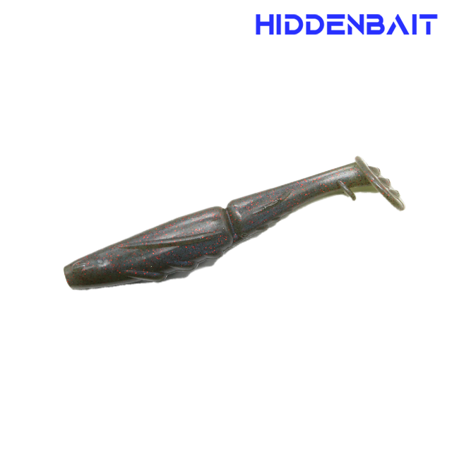 히든베이트 코레 쉐드웜 배스웜 배스미끼 루어웜 H007 PUMPKIN RED, 10cm(4인치) - 상품 이미지