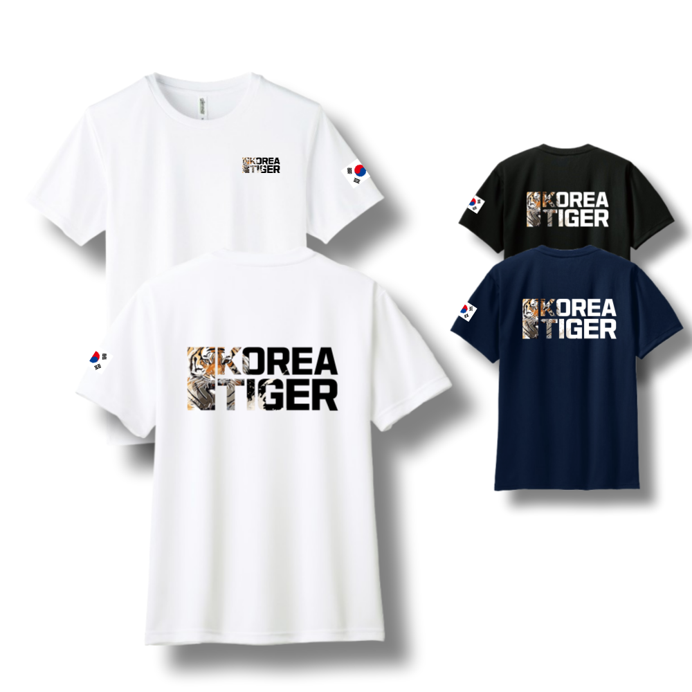 코리아타이거 인터록 기능성 반팔티 스포츠웨어 운동용 티셔츠 코리아아미 로카티 VER.2