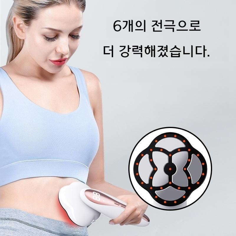 6중 스테인리스 헤드 최첨단 바디슬리밍기 EMS 항온찜질 지방분해 튼살제거 - 메인 이미지