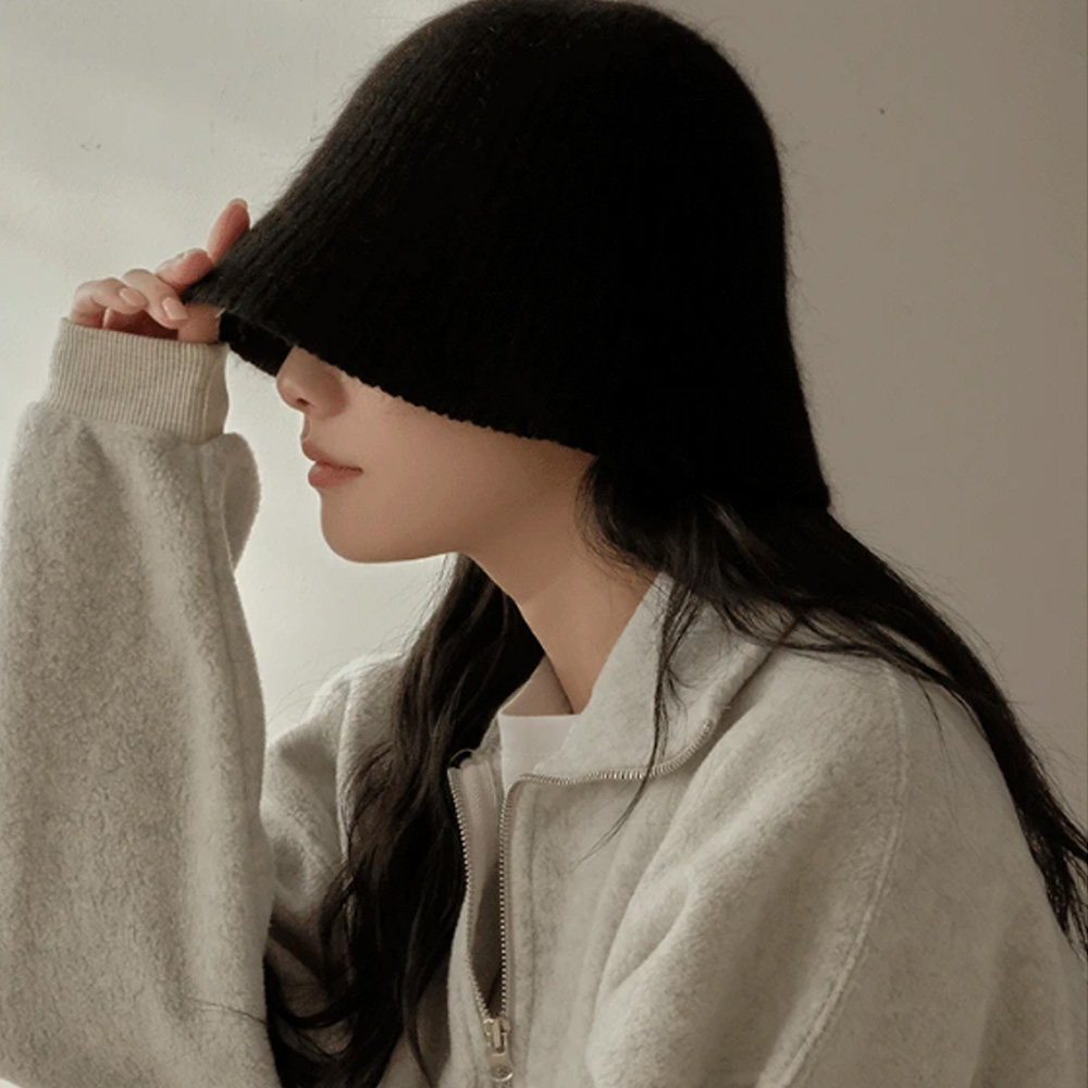 포근 앙고라 소두핏 데일리 버킷햇 - 상세 이미지 2